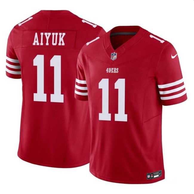 Men & Women & Youth San Francisco 49ers #11 Brandon Aiyuk Red 2023 F.U.S.E. Vapor Limited Jersey->san francisco 49ers->NFL Jersey